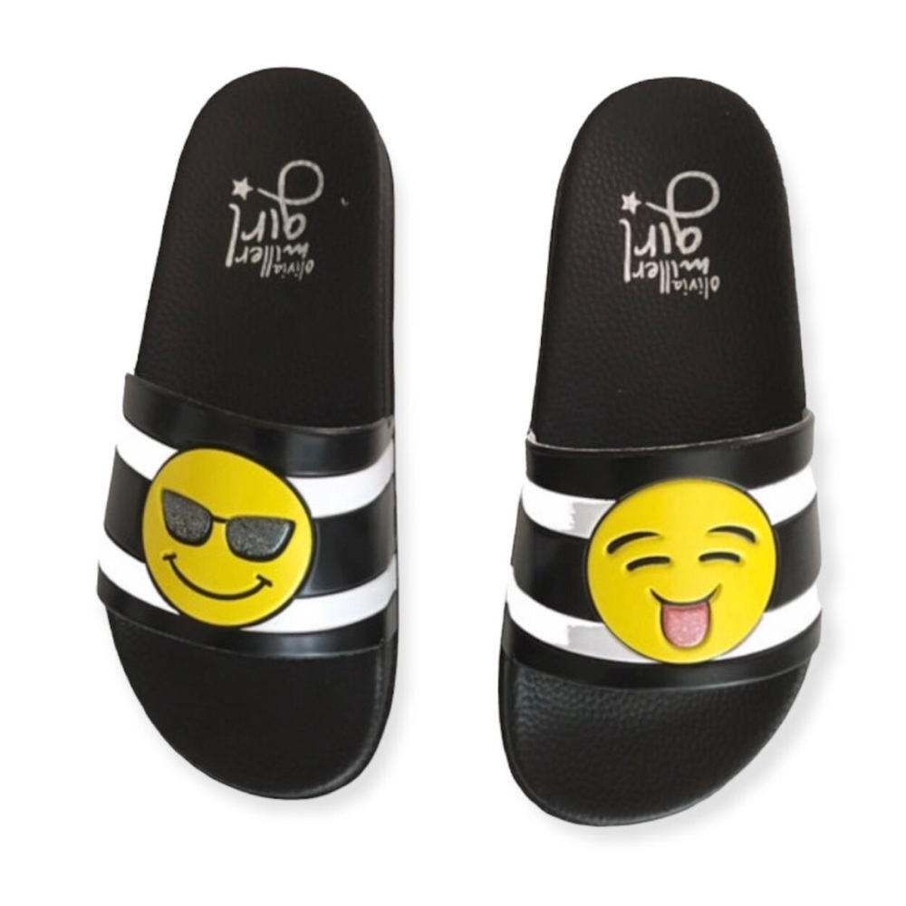 - Olivia Miller emoji sandals